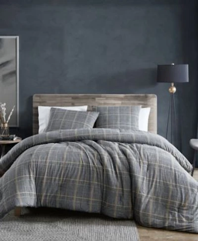 Kenneth Cole New York Sussex Brushed Cotton Flannel Comforter Sets