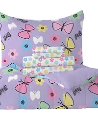 Dream Factory Kids Sweet Butterfly Comforter Set, Twin