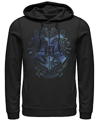Fifth Sun Men's Deathly Hallows 2 Hogwarts Fleece Pullover Hoodie