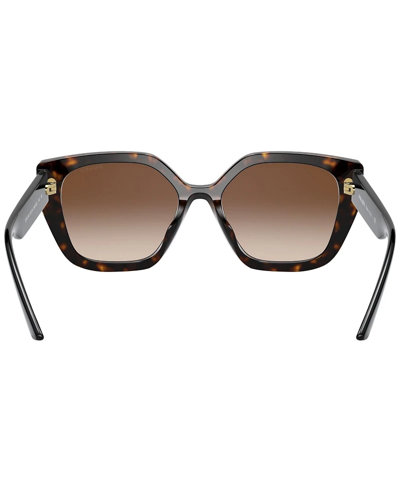 Prada Monochrome Rectangular Women's Sunglasses, Pr 24XS