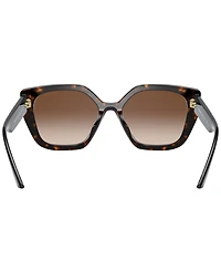 Prada Monochrome Rectangular Women's Sunglasses, Pr 24XS