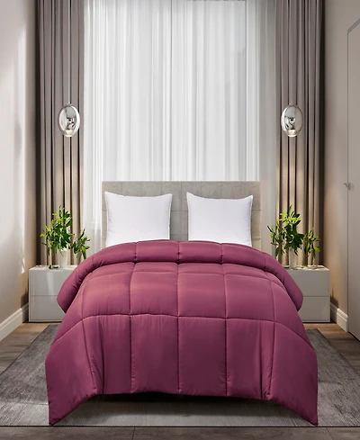 Royal Luxe Color Hypoallergenic Down Alternative Light Warmth Microfiber Comforter, Twin, Exclusively at Macy's