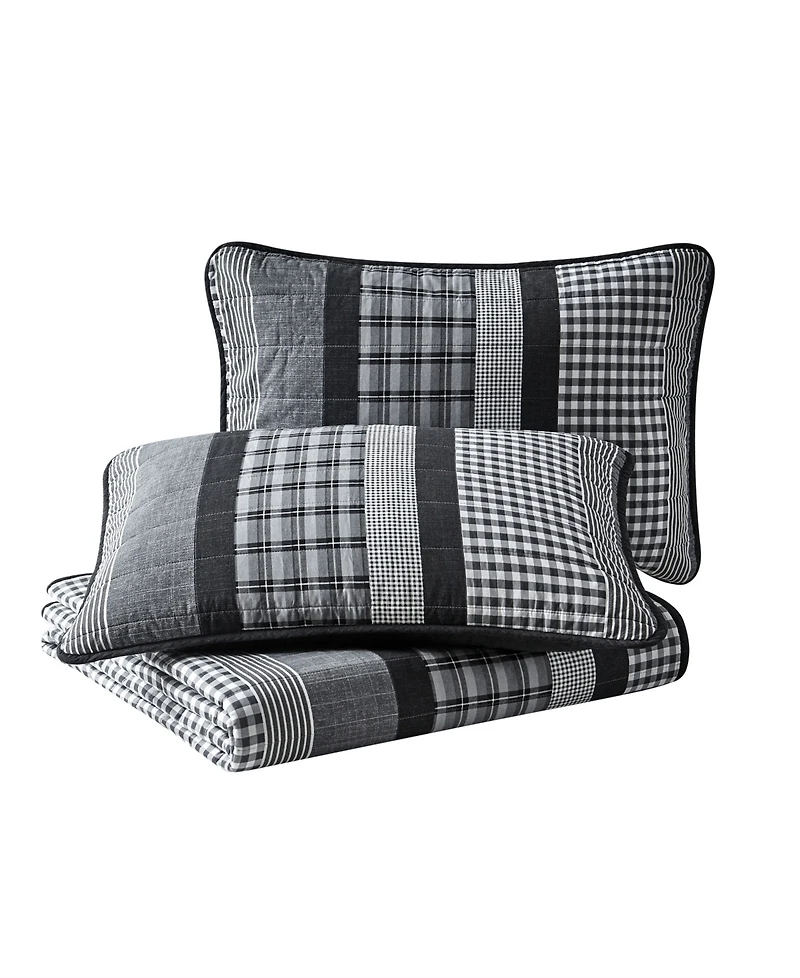 Closeout! Nautica Gulf Shores Cotton Reversible 2-Pc. Quilt Set, Twin