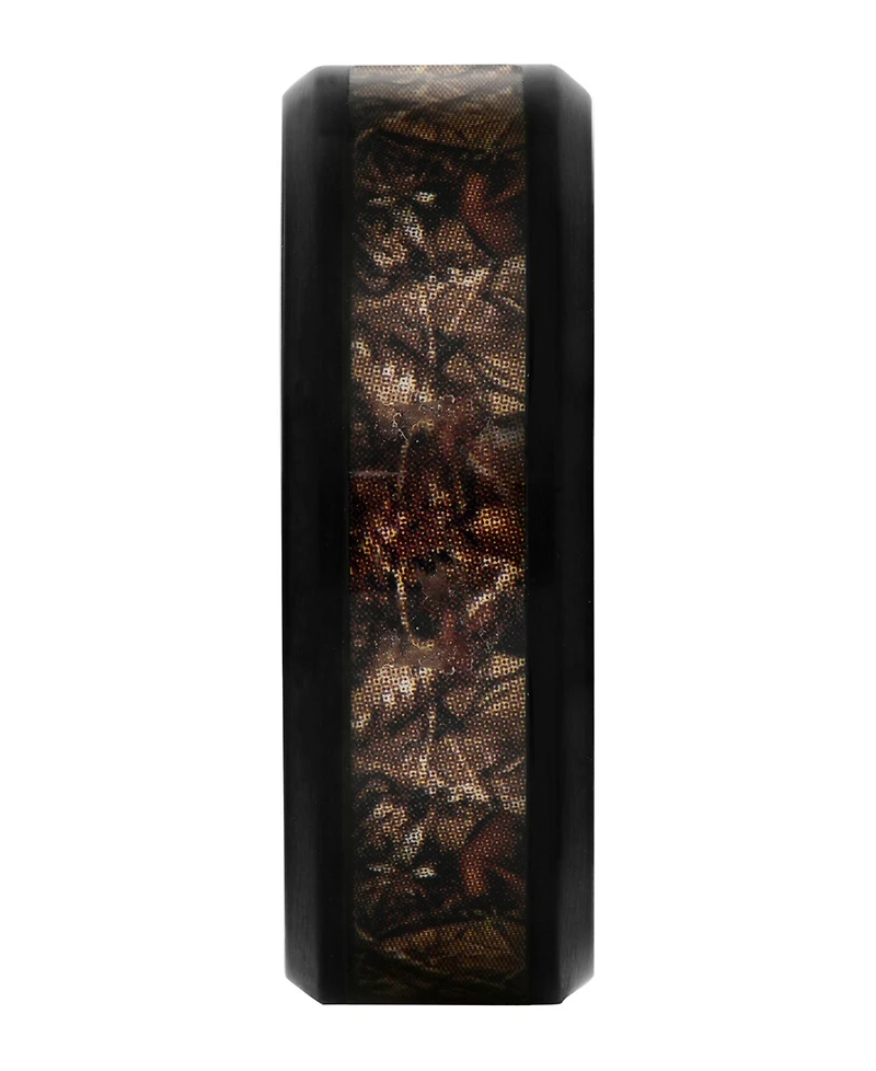 Macy's Men's Camo Inlay Stainless Steel Wedding Band