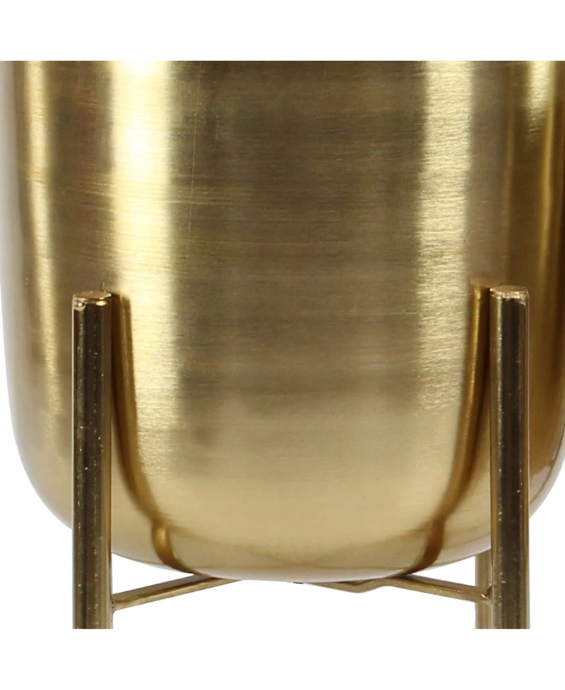 Bucket Planter with Stand, Set of 2