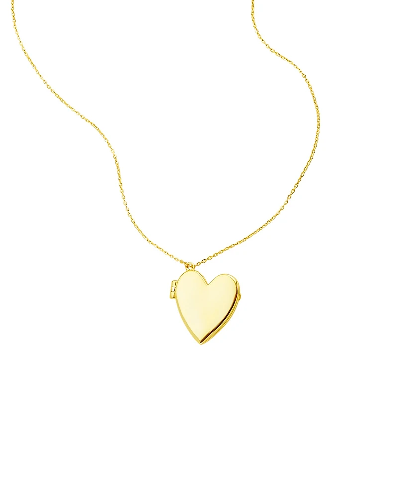 Adornia Heart Locket Necklace