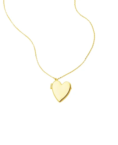 Adornia Heart Locket Necklace