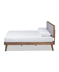 Alke Mid-Century Modern Full Size Platform Bed