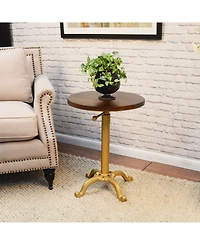 Laney Adjustable Vintage-Inspired Accent Table