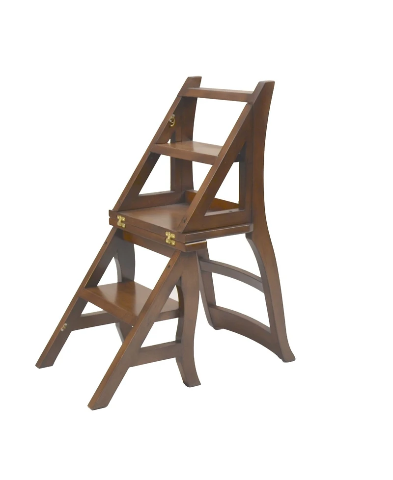 Folding Library Ladder Chair