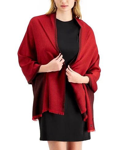 Calvin Klein Women's Lightweight Metallic Evening Wrap