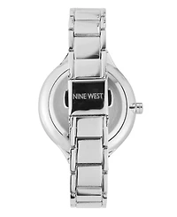 Nine West Women's Gunmetal Bracelet Watch 36mm