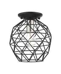 Geometric 1 Light Flush Mount