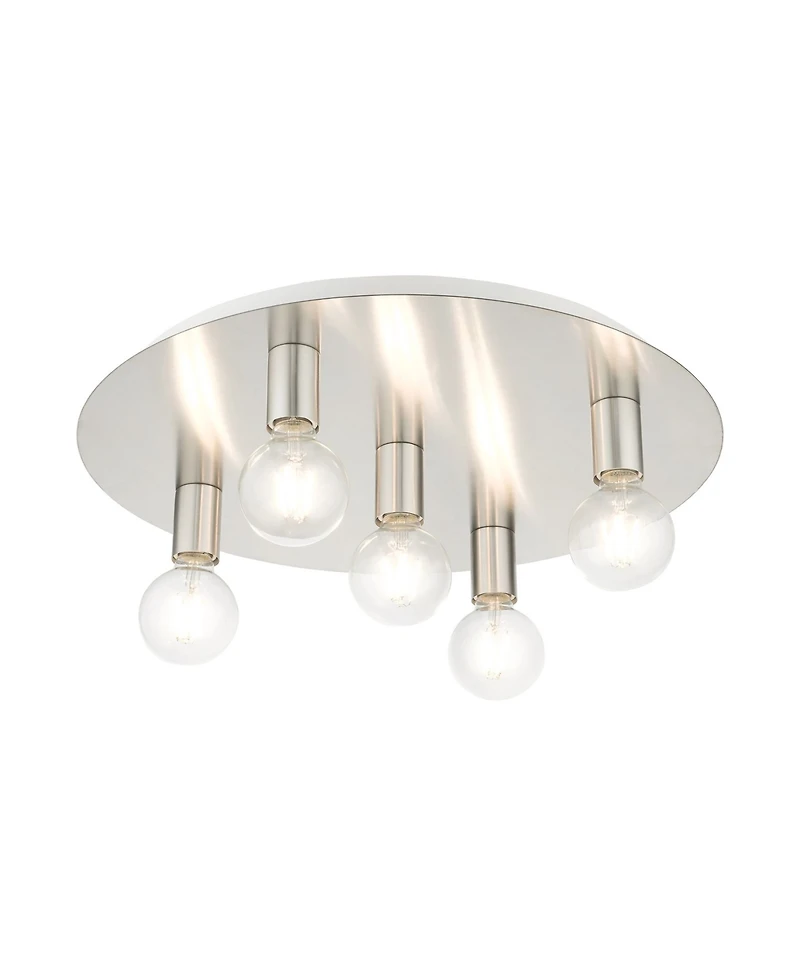 Hillview 5 Lights Flush Mount