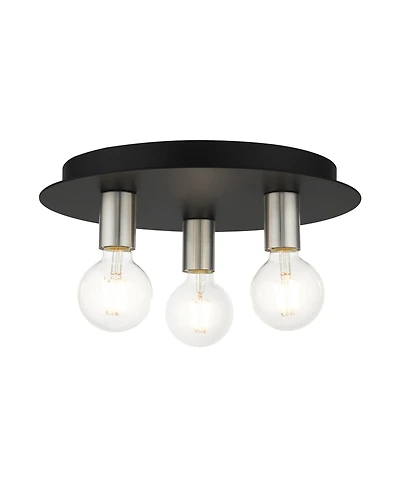 Hillview 3 Lights Flush Mount