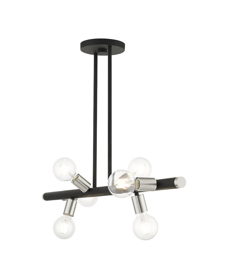 Bannister 6 Lights Linear Chandelier