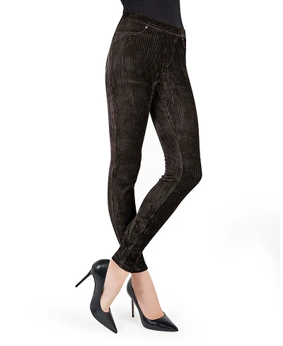Wide Rib Corduroy Women's Leggings