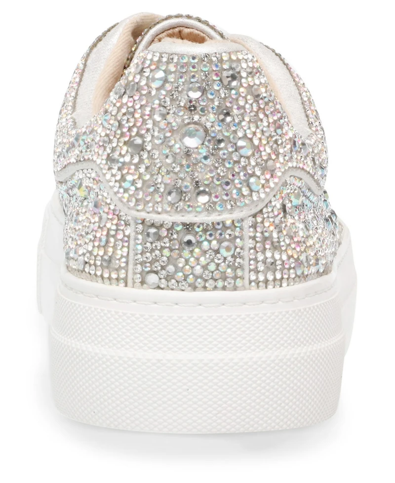 Betsey Johnson Women's Sidny Platform Lace-Up Sneakers