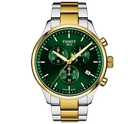 Tissot Men's Swiss Chronograph Chrono Xl Classic Two-Tone Stainless Steel Bracelet Watch 45mm