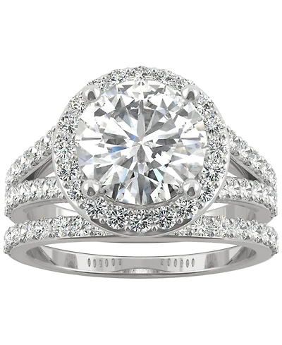 Charles & Colvard Moissanite Bridal Set (3-5/8 ct. t.w. Diamond Equivalent) 14k White Gold