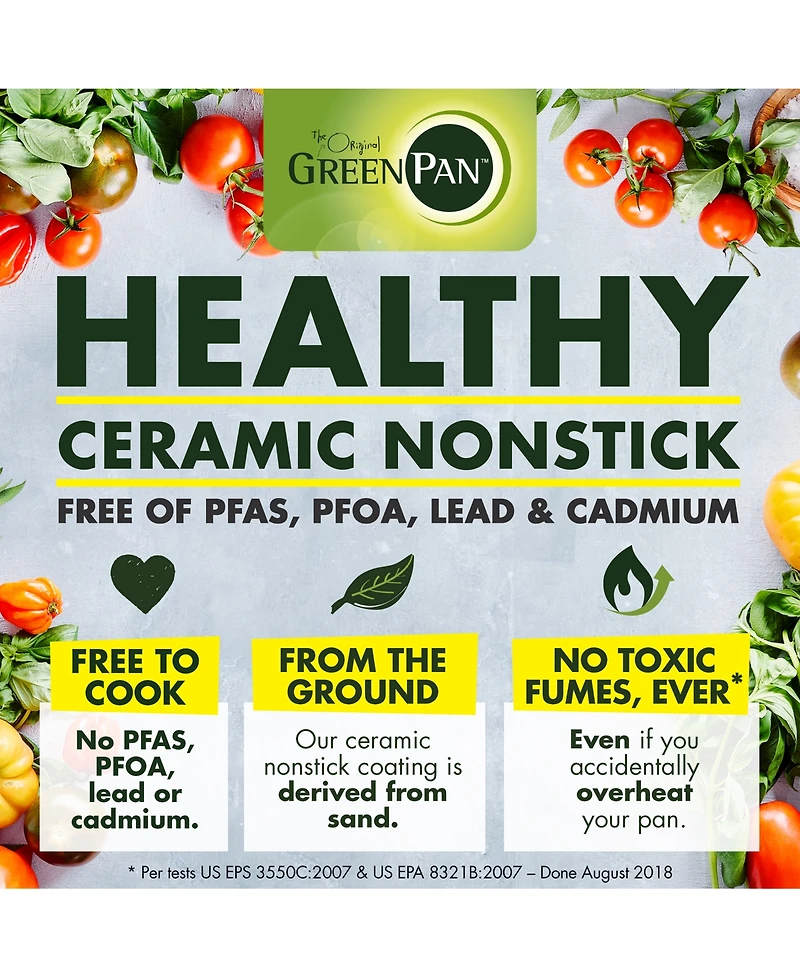 GreenPan Valencia Pro Healthy Ceramic 11" Nonstick Griddle