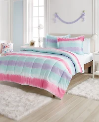 Dream Factory Kids Tie Dye Stripe Comforter Set, Full