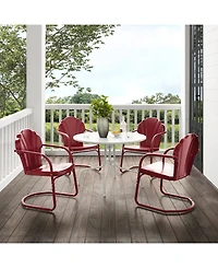 Tulip 5 Piece Outdoor Dining Set