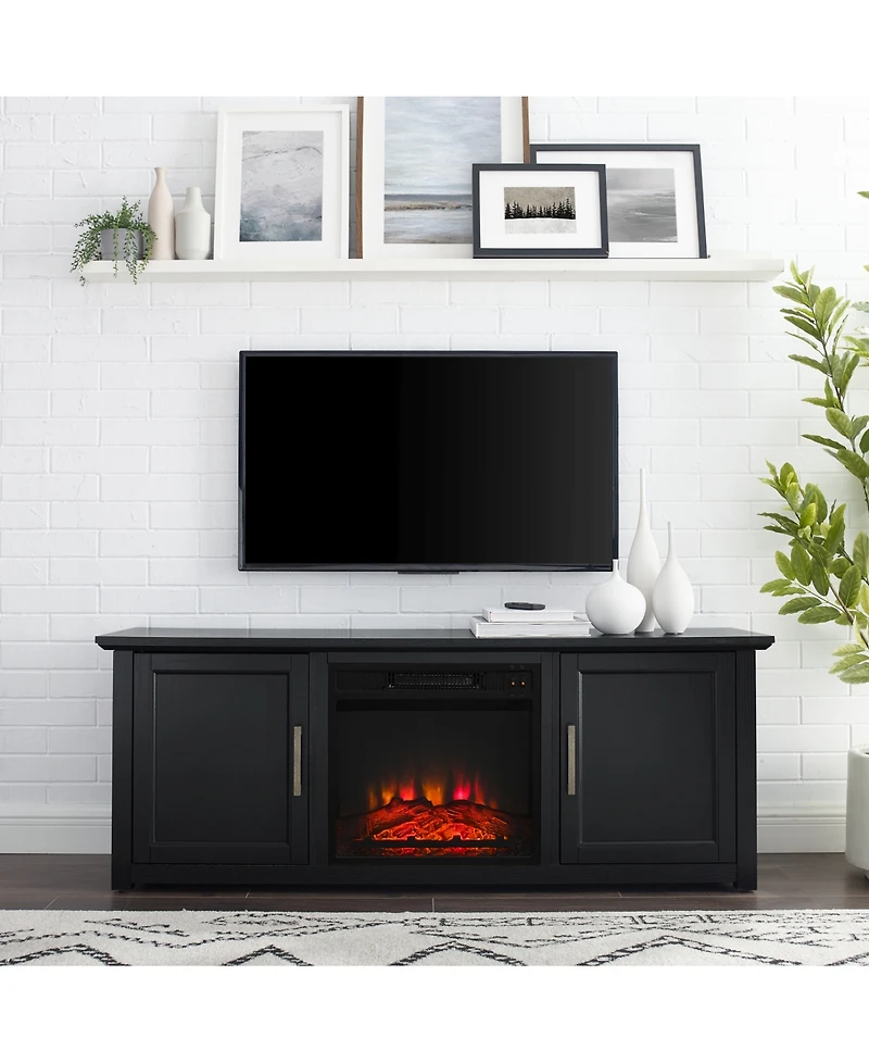Camden 58" Low Profile Tv Stand with Fireplace