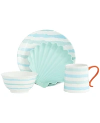 Baum Ocean 16 Piece Dinnerware Set, Service for 4