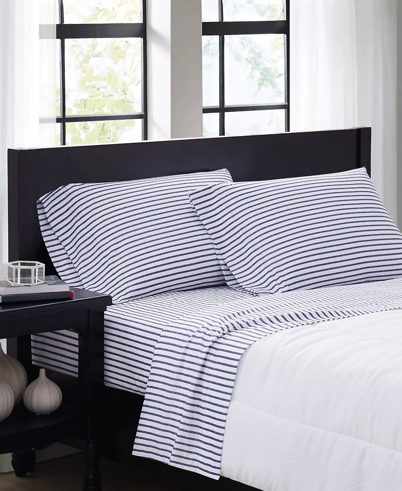 Truly Soft Printed Microfiber 4-Pc. Sheet Set