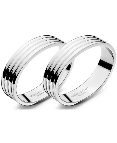 Georg Jensen Bernadotte Napkin Rings, 2 Piece