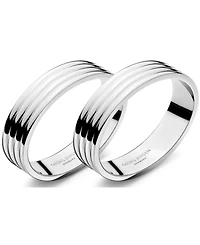 Georg Jensen Bernadotte Napkin Rings, 2 Piece