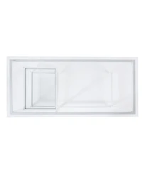 Louke Metal Glass Student Desk