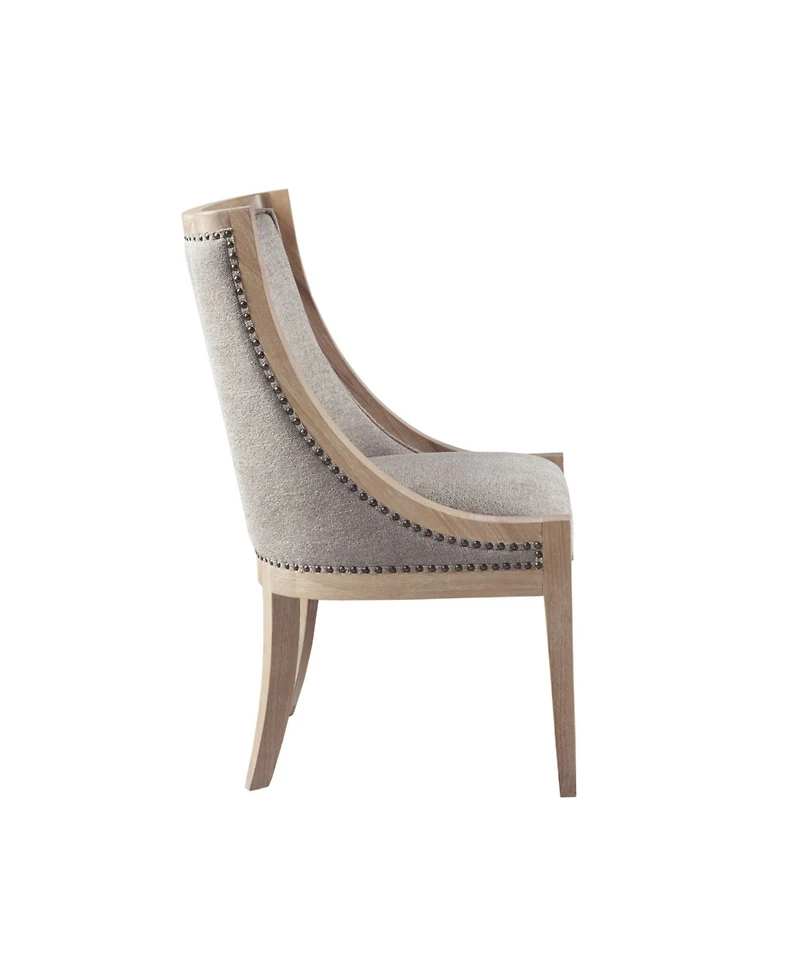 Martha Stewart Collection Elmcrest 24"W Upholstered Dining Chair with Nailhead Trim