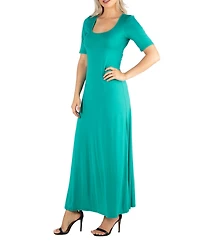 24seven Comfort Apparel Women's Casual Maxi Dress