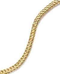 Circle Braided Bracelet in 14k Gold
