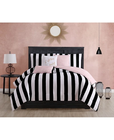 Juicy Couture Cabana Stripe Reversible 6-Pc. Comforter Set