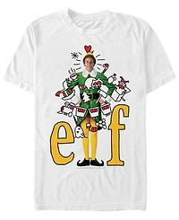 Men's Elf Doodles Short Sleeve T-shirt