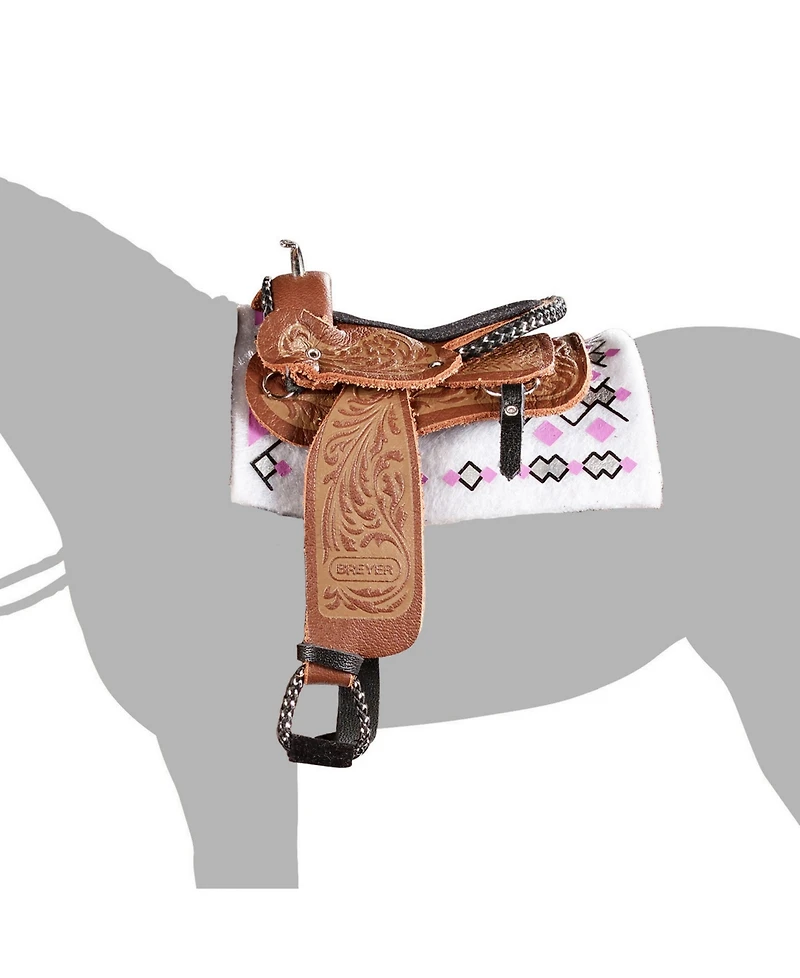 Breyer Traditional Cimarron-Western Pleasure Horse Saddle Toy
