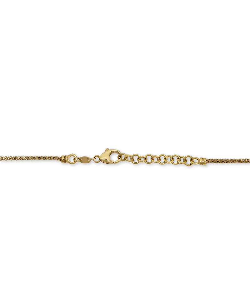 Citrine (5/8 ct. t.w.) & White Topaz (1/4 ct. t.w.) Heart Pendant Necklace in 14k Gold-Plated Sterling Silver, 17" + 1" extender (Also in Citrine)
