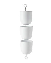 Contemporary Metal Hanging Wall Planter Rack