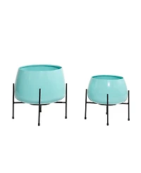 Metal Planter, Set of 2