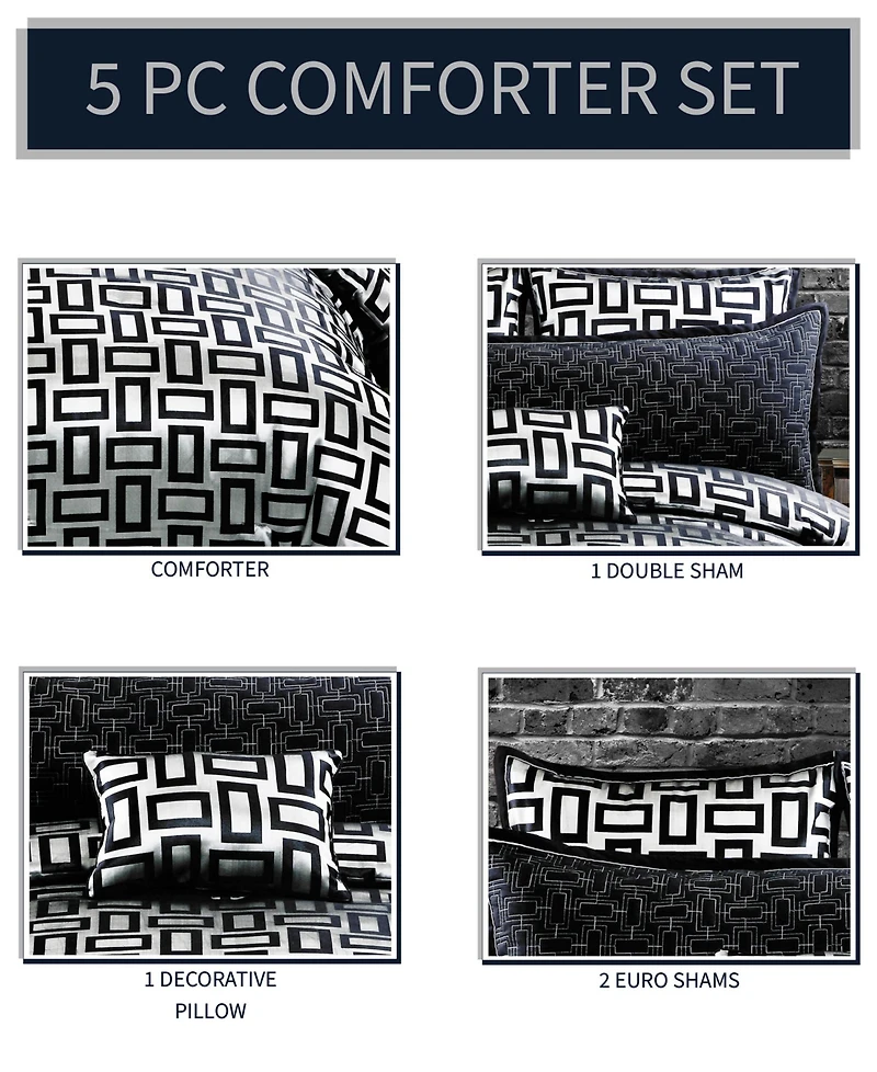 Riverbrook Home Kacy 5-Pc. Comforter Set, Queen
