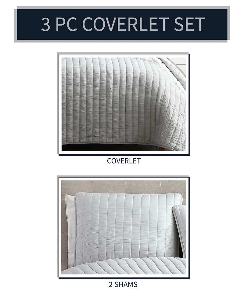 Riverbrook Home Moonstone 3-Pc. Coverlet Set, King