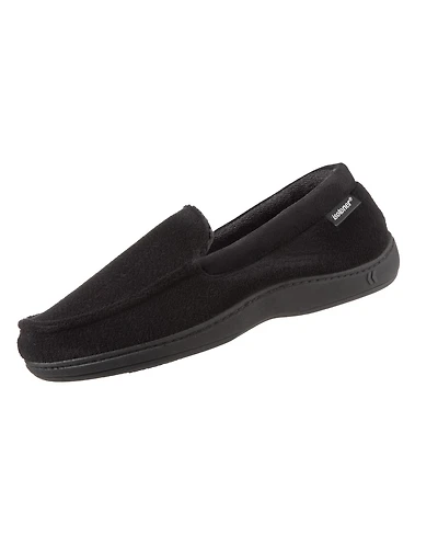 Isotoner Signature Men's Microterry Jared Moccasin Slippers with Memory Foam