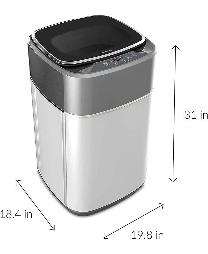 Farberware Professional FCW10BSCWHA 1.0 Cu. Ft. Clothes Washer, White/Silver