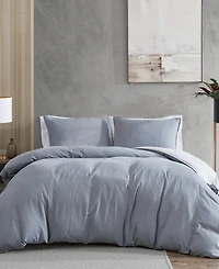 Kenneth Cole New York Nila Reversible Duvet Cover Set, 3 Piece, Full/Queen
