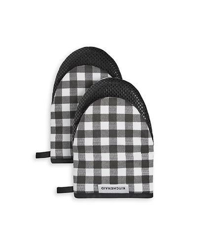 KitchenAid Gingham 2-Pc. Mini Oven Mitt Set