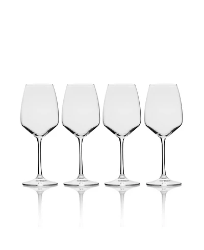 Mikasa Melody White Wine Glass Set of 4, 15 oz