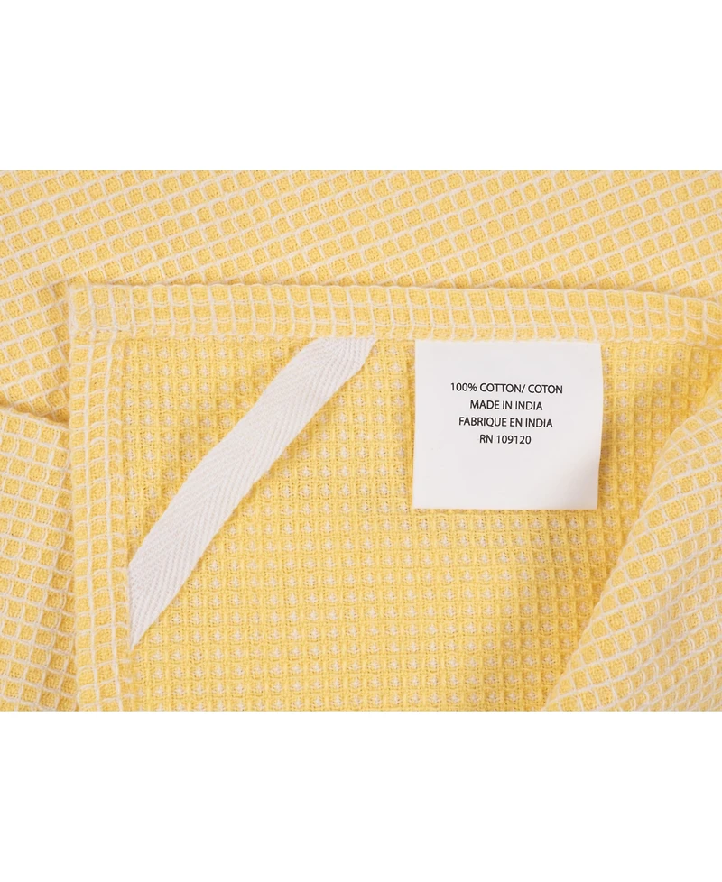 Madison Waffle Kitchen Towel, Set of 4